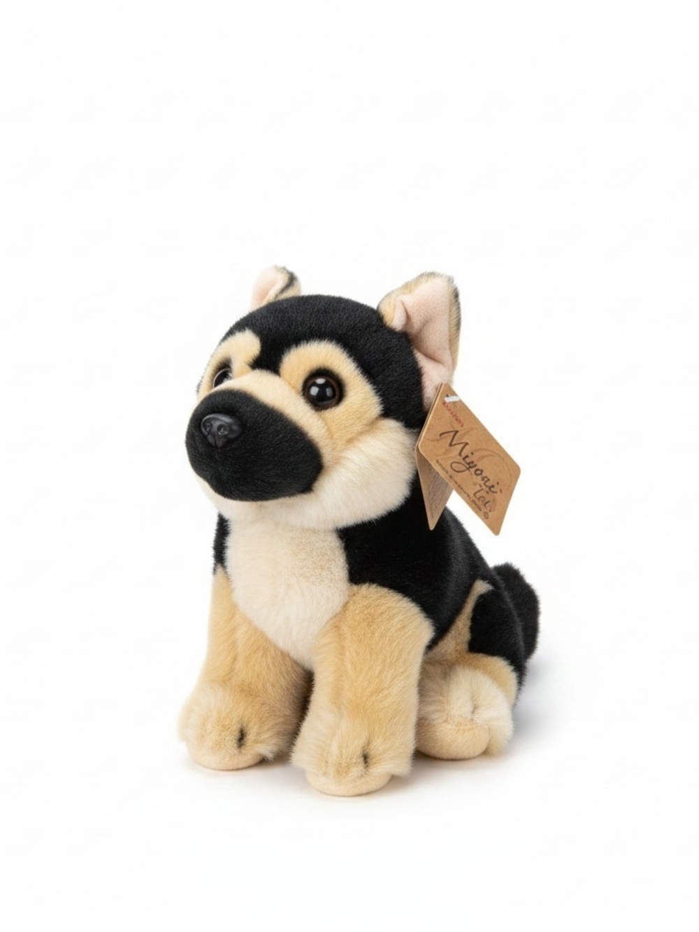 Miyoni Tots German Shepherd Puppy Toy - Black & Tan